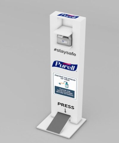 Purell - Hand Sanitizer Foot Operated Stand - PFOS-01