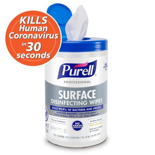 Purell - Professional Surface Disinfecting Wipes 110ct Canister - 9342-06