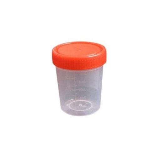 Urine Container - Red Cap - 60ml