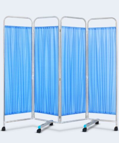 Hospital Ward Screen 4 Fold, Blue - DW-WS04