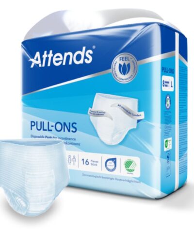 Attends - Pull Ons 8 Large Adult Diapers - 4 x 16pcs