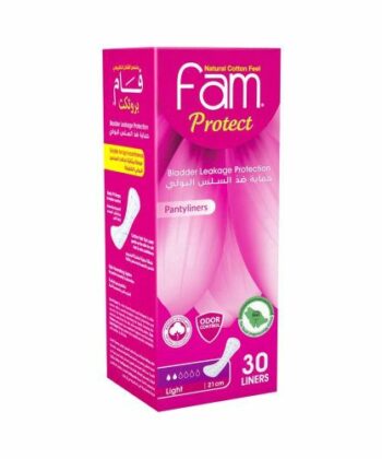 Fam - Protect Incontinence Liners - 30 Pads