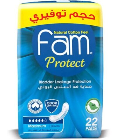 Fam - Protect Incontinence Maximum 22 Pads