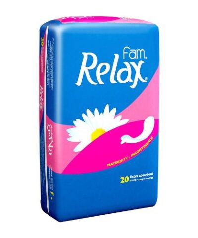 Fam - Relax Natural Cotton Feel,Maternity Sanitary Pads,20 Pads