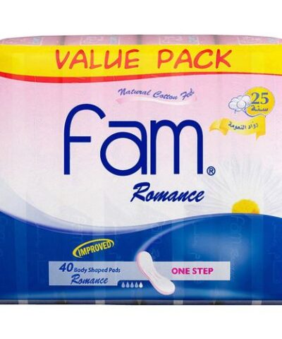 Fam - Romance One Step Maxi Non-Wings Super Sanitary Pads - 40 Pads