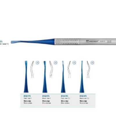 Medesy - Mini Elevator Serrated Titanium