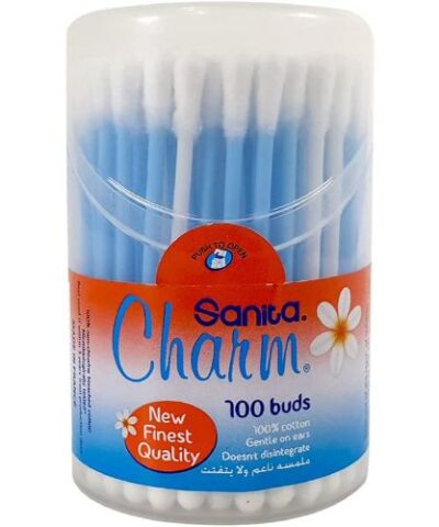 Sanita - Charm 100% Cotton - 100 buds