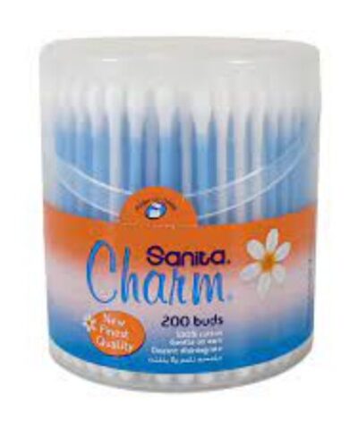 Sanita - Charm 100% Cotton Buds 200 buds