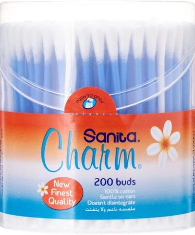 Sanita - Charm Cotton 100% - 200 buds