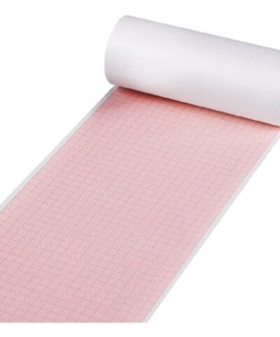 Telepaper Malaysia - ECG Paper Red Grid Roll (CSI)-50mm Roll