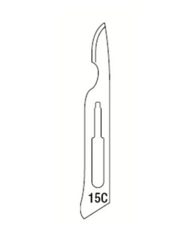 Medesy - Scalpel Blades Sterile N.15C - 100 Pcs