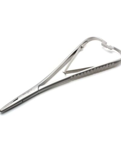 Mathieu Needle Holder With Safety Latch Regular Tip