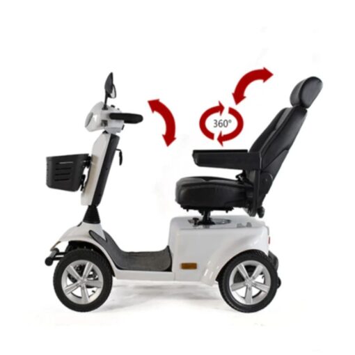 4 Wheel Powered Mobility Electric Scooter Wheelchair with Seat for Seniors Adults - LN-01