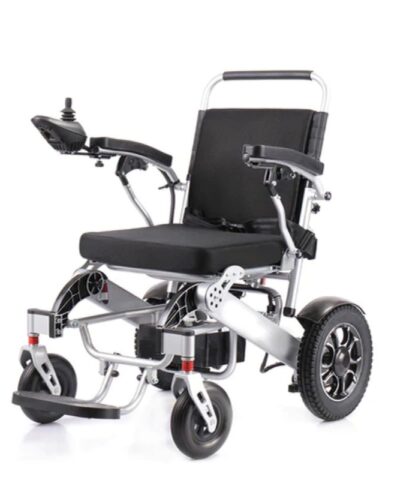 Aluminum Lightweight Folding Electric Wheelchair with Four Wheel - DDLY01