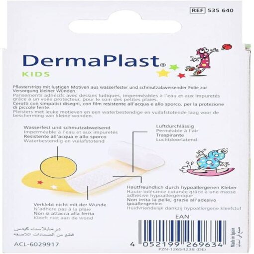 Dermaplast - Kids Colorful and Water Resistant, 20pcs - 535650.A