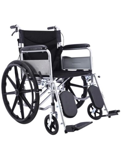 Lightweight Foldable Wheelchair with Armrests Adjustable Legs - SSZ-LY03