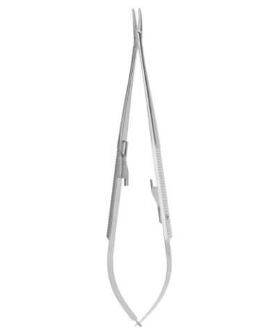 Medesy - Needle Holder Castroviejo mm180 Curved TC