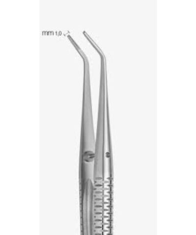 Medesy - Tweezer Micro Cooley Curved 155 mm