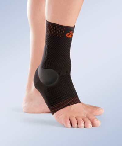 Orliman - Elastic Ankle Support with Visc Pads, Size-5 - 8401