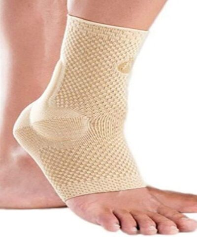 Orliman - Elastic Ankle Support with Viscoelastic Pads, Size-3 - 8401