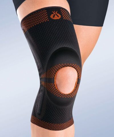 Orliman - Opened Patella Knee Brace with Silicone Pad and Lateral Flexible Reinforcements, Size-3 - 9105