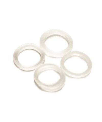 D2 Level 1 - 1/4" Heavy 6.5 oz Clear Non-Latex Elastics