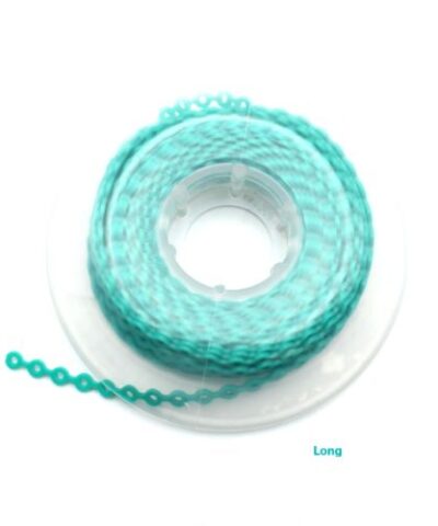 Metallic Green Continuous Glide-Ties Chain