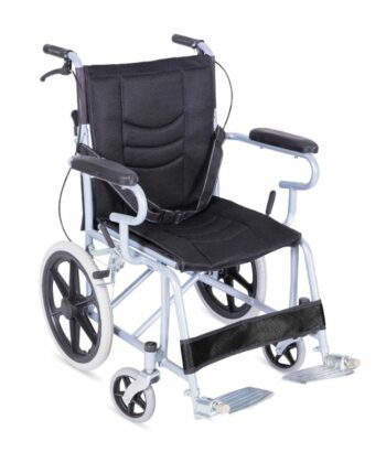 Thickened Steel Pipe Foldable Wheelchair with Handbrakes - QBLY02