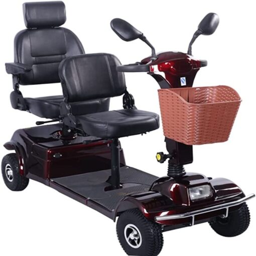 Two Seat Four Wheel Electric Scooter Wheelchair for Adults and Seniors - YL-010L