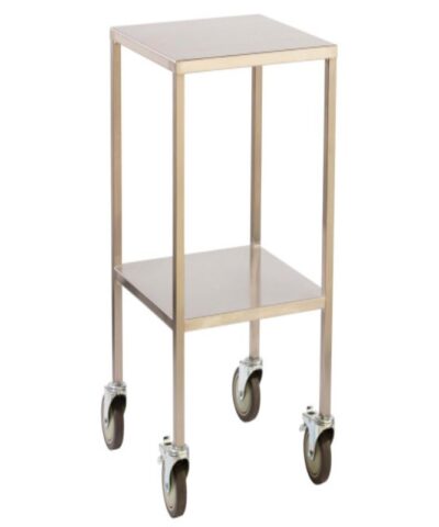 Stainless Steel Dressing Trolley 2 Shelves