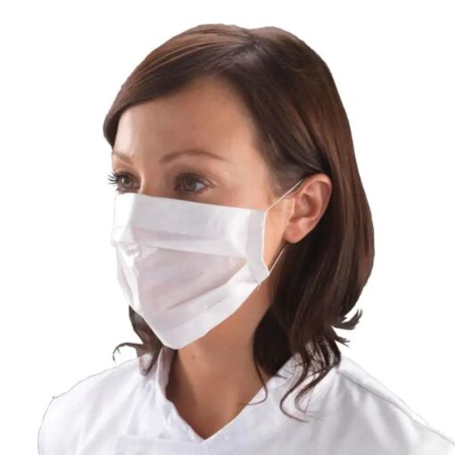 2 Ply Paper Face Mask, Pack of 100