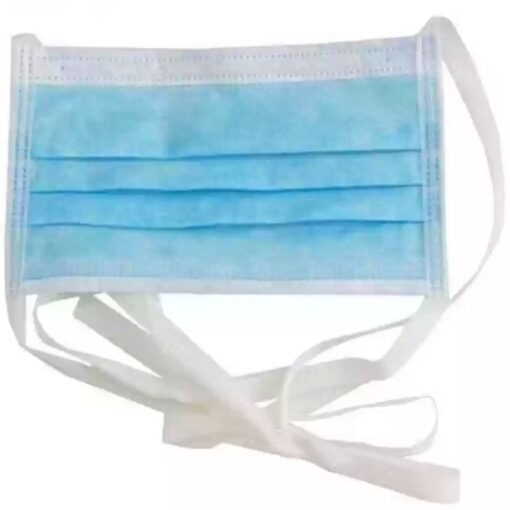 3 Ply Non-Woven Face Mask, Tie Back