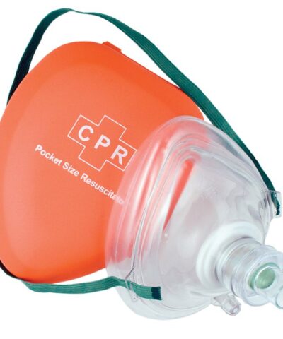 CPR Pocket Mask in Hard Case with Gloves