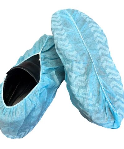 Disposable Non-Woven Shoe Cover 40gsm, Non-Skid - Blue