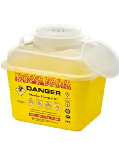 Kentex - Disposable Medical Waste Management Sharp Container Box, 5Ltr