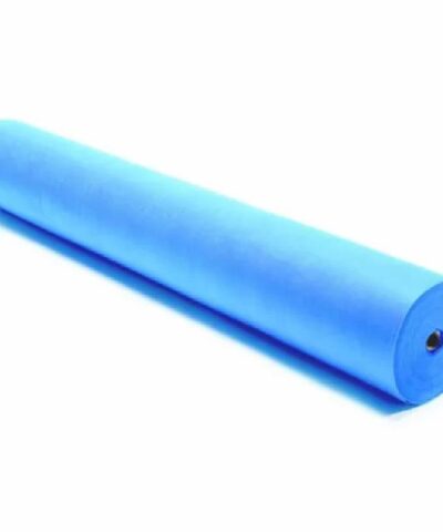 Laminated Couch Paper Roll 2ply, Light Blue