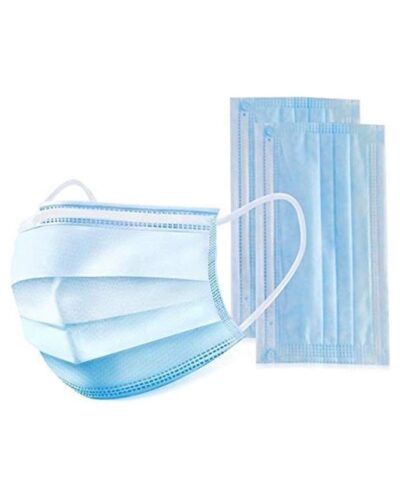 Non-Woven Disposable Face Mask 3Ply with Ear Loop Blue