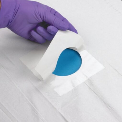 Sterile Drapes Adhesive Patch with 3" Round Fenestration, 18x26inch