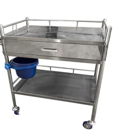 Stutenham - Medical Stainless Steel Trolley with 1 Drawer