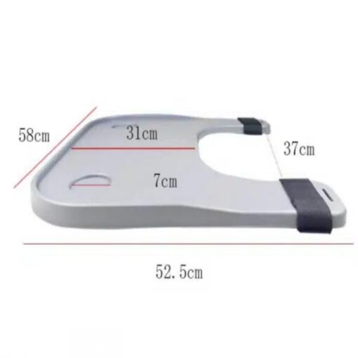 Easy to Fit and Remove Universal Wheelchair Food Tray to Mobility Aid - GM-TRAY