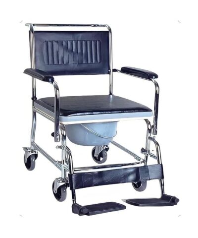 Portable Shower Toilet Transfer Commode with Foldable Wheelchair - GM-CA613