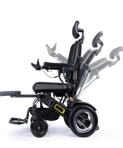 Reclining Electric Lightweight and Foldable Power Wheelchair - GM-YE200R(Range 16-20 km (2.5-3.5hrs))