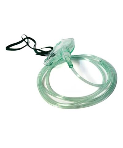 MFLAB - Oxygen Mask Pediatric Standard with 2m Tubing, Green - RESC-5052