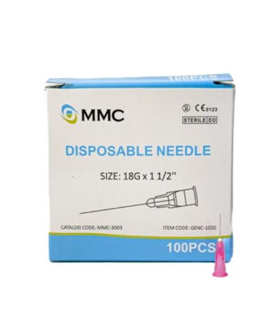 MMC - Disposable Needle 18G x 1-1/2'', EO Sterile - GENC-1020