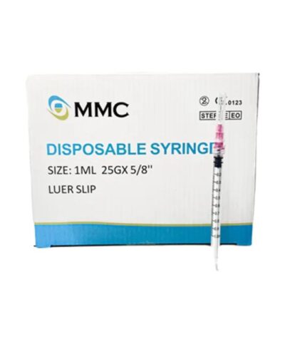 Disposable Syringe 1ml 25G x 5/8''