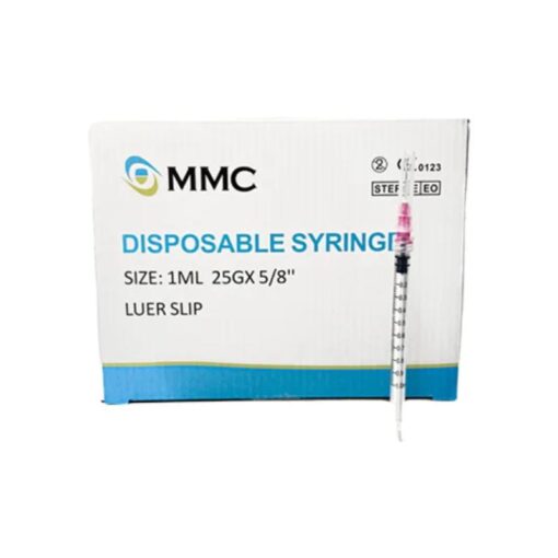 Disposable Syringe 1ml 25G x 5/8''