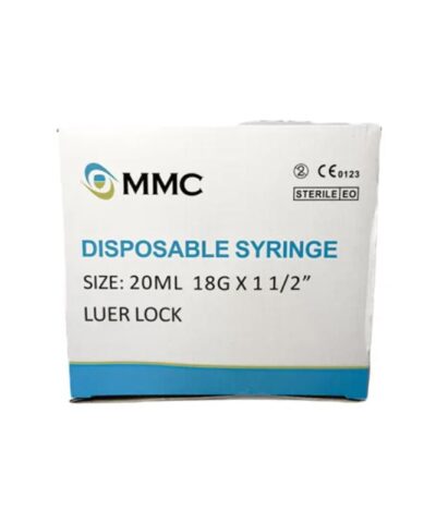 MMC - Disposable Syringe 20ml, 18G x 1-1/2'' - GENC-1669