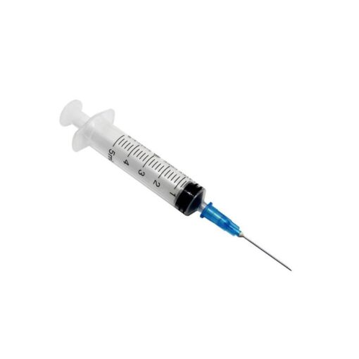 MMC - Disposable Syringe 5ml, 22G x 1-1/2'' - GENC-1079