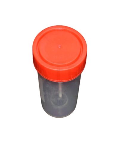 MMC - Sterile Sample Cup with Screw Cap Specimen Container without label, 100ml - GENC-1088