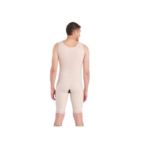 MS Contours 11623 Male Full Body Above Knee Faja Compression Garment